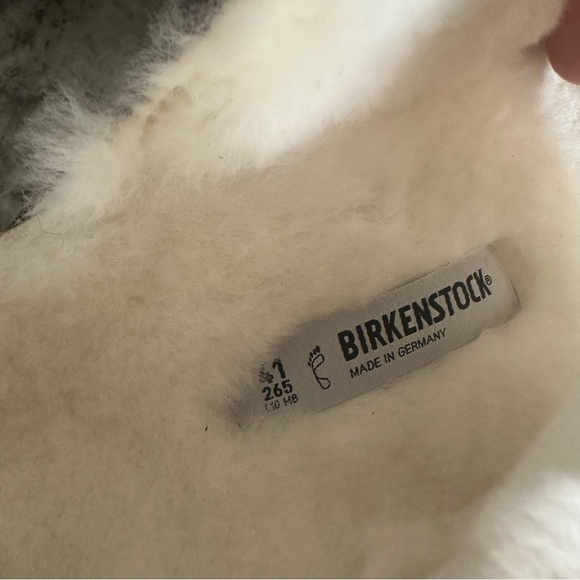 Birkenstock Arizona Leather & Shearling Sandal size EU 41 women’s 10 Men’s 8 NWT - Picture 7 of 10